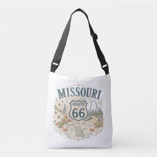 Ajustável Bolsa de Viagem Feminina Rota 66 Missouri