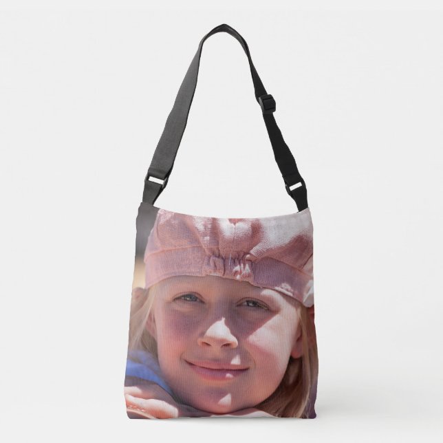 AJUSTÁVEL BOLSA DO SACO DE PASSAGEM PERSONALIZADO FOTO (Frente)
