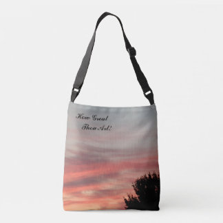 Ajustável Bolsa do Sunrise Que Excelente Você Arte!