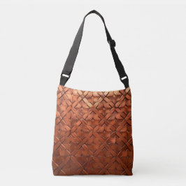 Ajustável Bolsa Elegante de Cobre com Aparência de Couro