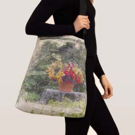 Ajustável Bolsa Floral de Tronco Caindo Sobre o Ombro