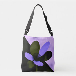 Ajustável Bolsa Grande de Moda Floral Abstrata Ousada