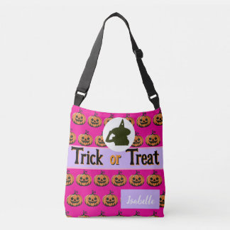 Ajustável Bolsa halloween trick ou nome do tratador, foto ro