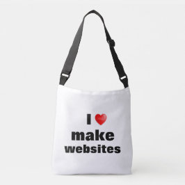 Ajustável Bolsa I love make websites