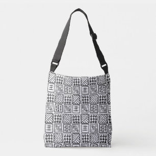 Ajustável Bolsa mensageiro do padrão primitivo