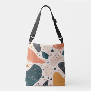 Ajustável Bolsa moderna de terrazzo abstrata