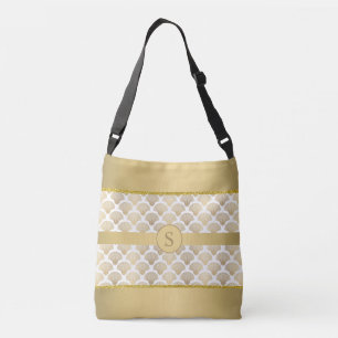 Ajustável Bolsa personalizado com conchas Elegantes do Mar D