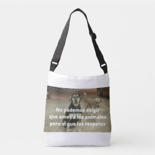 Ajustável Bolsa respeto a los animales