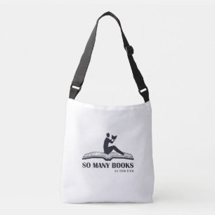 Ajustável Bolsa - Tantos livros tão pouco tempo - leitura ma
