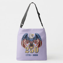 Bolsa transversal Águia da Liberdade EUA 250 anos 