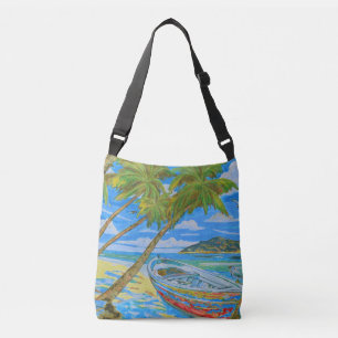 Ajustável Bolsa transversal Cena Tropical