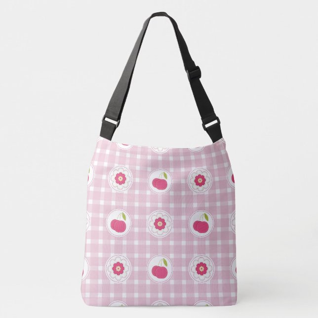 Ajustável Bolsa transversal Cherry Picnic (Frente)