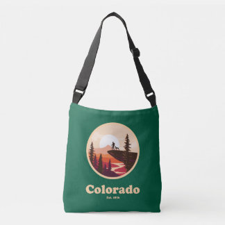 Ajustável Bolsa transversal Colorado Est 1876 - Verde