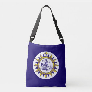 Ajustável Bolsa transversal com a bandeira de Nashville, Ten