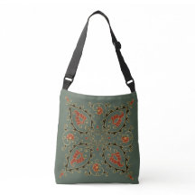 Bolsa transversal com design uzbeque
