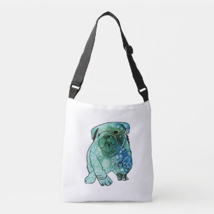Ajustável Bolsa transversal com estampa total de Bulldog Fra