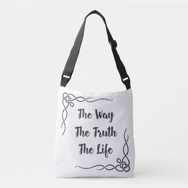 Ajustável Bolsa transversal com impressão personalizada (Frente)