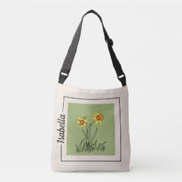 Ajustável Bolsa transversal Daffodil Art
