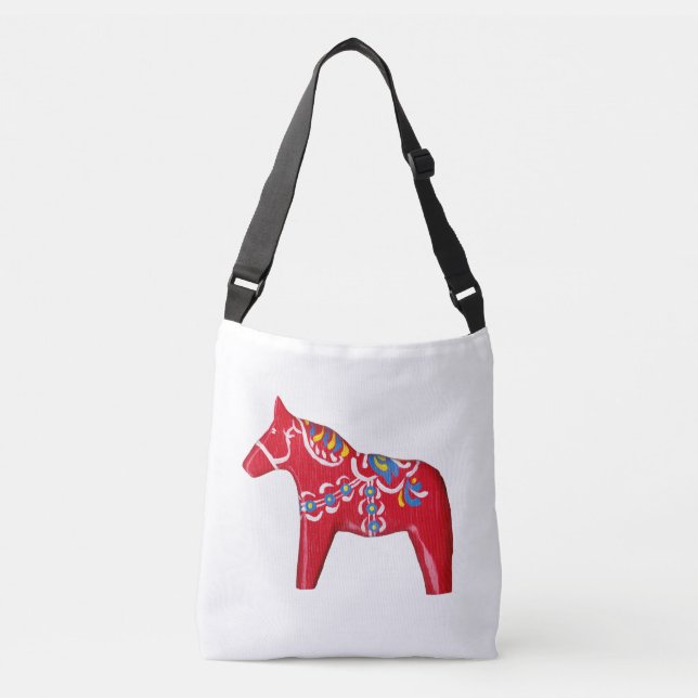 Ajustável Bolsa transversal Dala Horse (Frente)