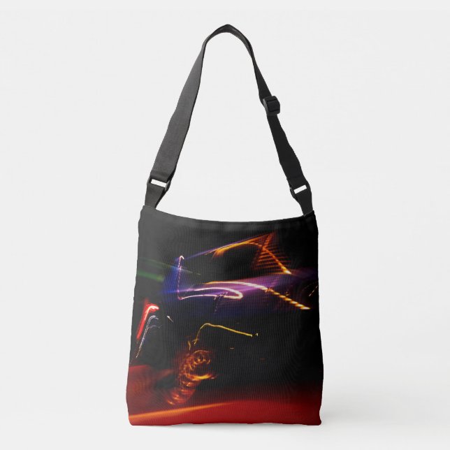 Ajustável bolsa transversal dança de carro roxo (Frente)