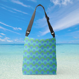 Ajustável Bolsa transversal de argolas azuis