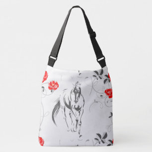 Ajustável Bolsa transversal de cavalo barroco