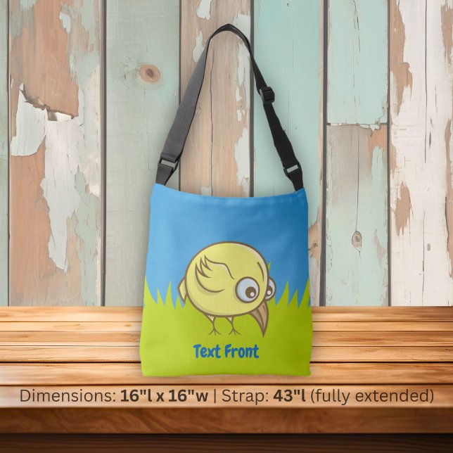 Ajustável Bolsa transversal de desenho animado de pássaro am (Criador carregado)