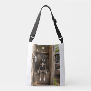 Ajustável Bolsa transversal de fazenda selfie de Chihuahua e