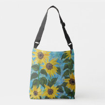 Bolsa transversal de girassol