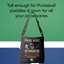 Bolsa transversal de pickleball com Intimidador