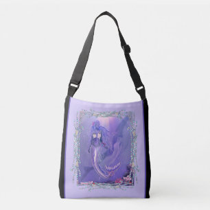 Ajustável Bolsa transversal de sereia Oceano Roxo