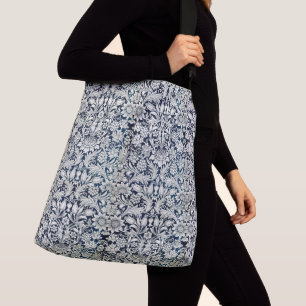 Ajustável Bolsa transversal - Design de papel de parede azul