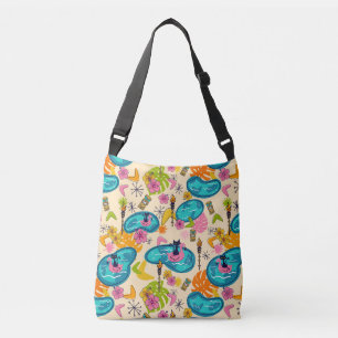 Ajustável Bolsa transversal em Atomic Kitty Luau