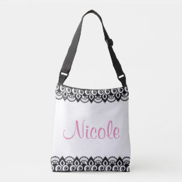 Ajustável bolsa transversal feminina
