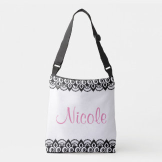 Ajustável bolsa transversal feminina