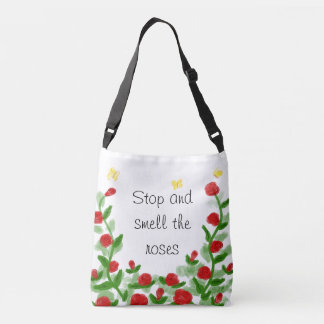 Ajustável Bolsa transversal floral