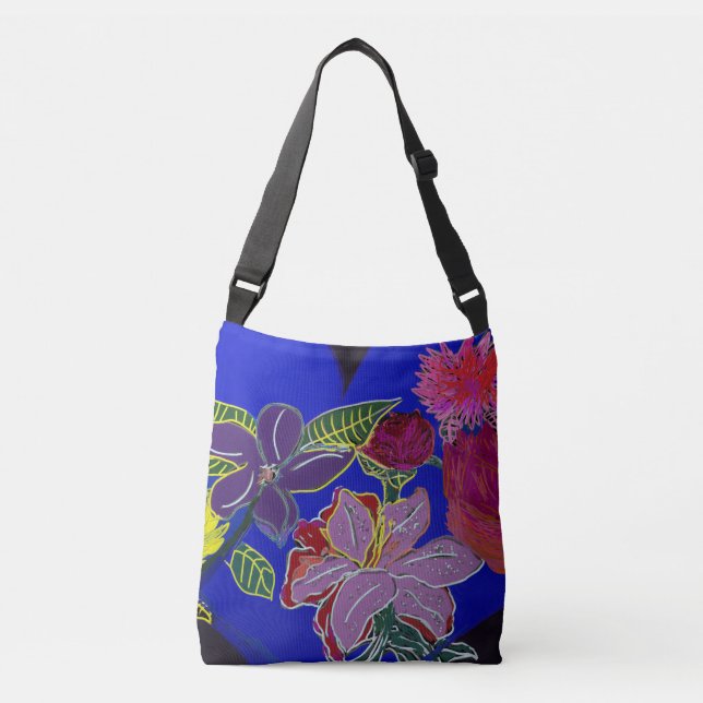 Ajustável Bolsa transversal Floral Sessions (Frente)