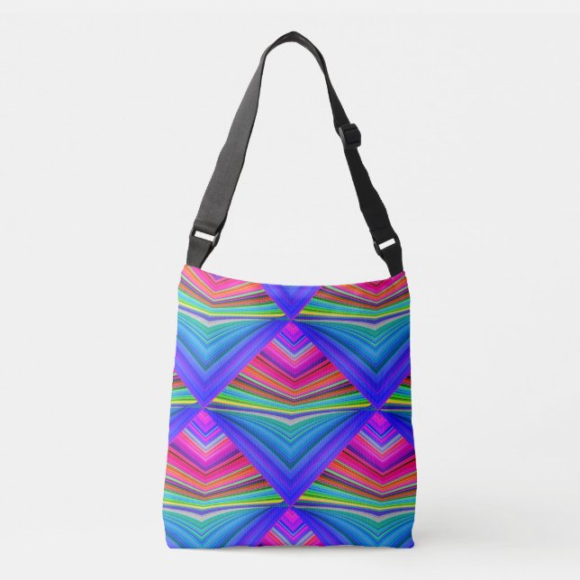 Ajustável bolsa transversal ilusão (Frente)