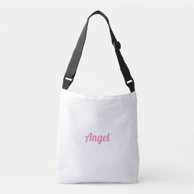 Ajustável Bolsa transversal média impressa com estampa Angel (Frente)