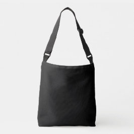 Ajustável Bolsa transversal preta elegante