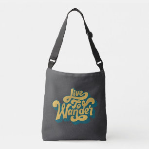 Ajustável Bolsa transversal Retro Live To Wander 70s