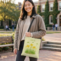 Bolsa transversal Sunny Wildflowers & Butterflies