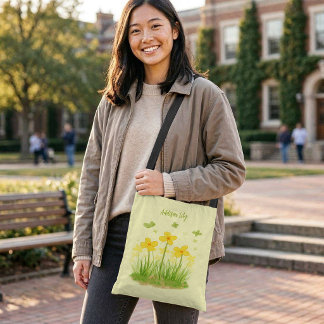 Ajustável Bolsa transversal Sunny Wildflowers & Butterflies
