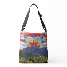 Bolsa transversal Tie Dye Sky Mt Tamalpais