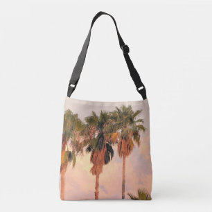 Ajustável Bolsa transversal três palmeiras pôr do sol (Grand