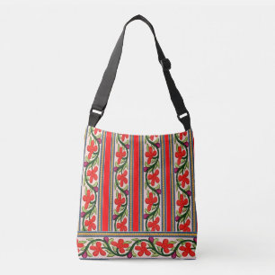 Ajustável Bolsa transversal vibrante inspirada na arte – Ous