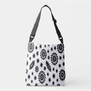 Ajustável Bolsa transversal White and Black Stars