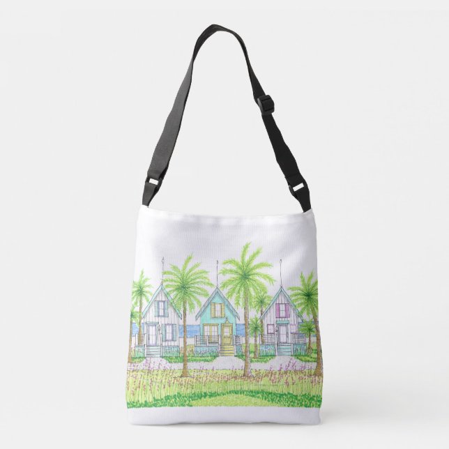 Ajustável Bolsa Tropical Shack (Verso)