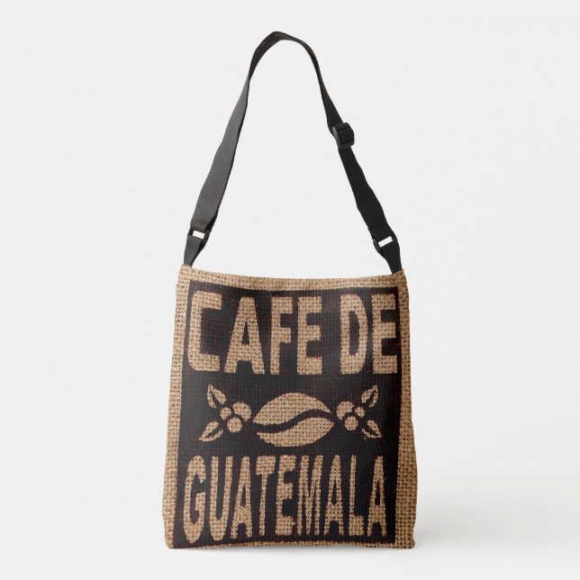 AJUSTÁVEL BURLAP COFFEE BAG BOLSA FAUX, GUATEMALA (Verso)