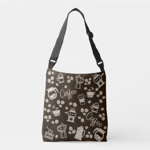 Ajustável Café - Bolsa de corpo cruzado